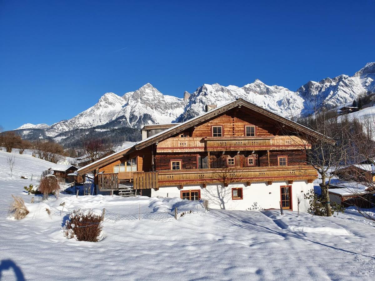 Ferienwohnung Steinernes Meer Maria Alm am Steinernen Meer Bagian luar foto