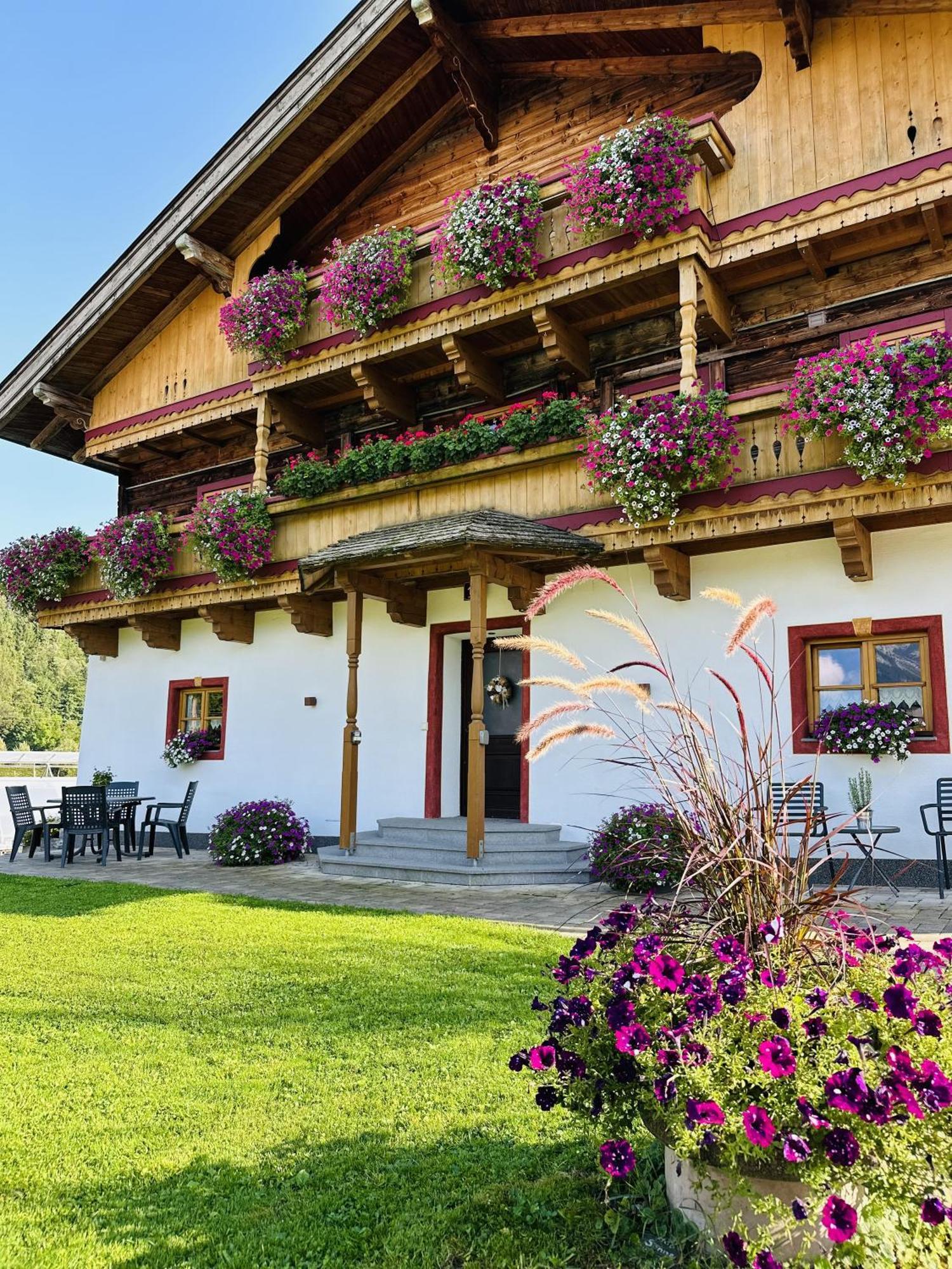 Ferienwohnung Steinernes Meer Maria Alm am Steinernen Meer Bagian luar foto